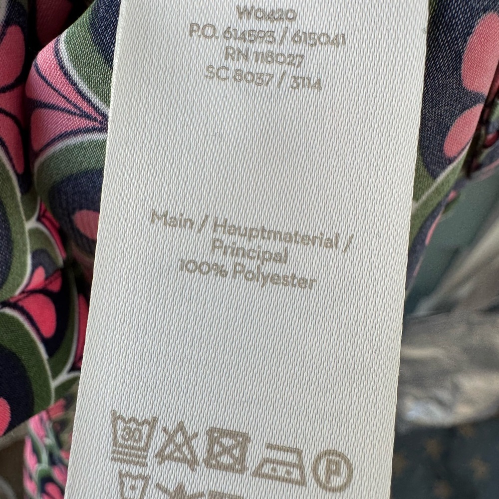 Stylish Navy, Green and Pink Women's Top - Picture 6 of 6